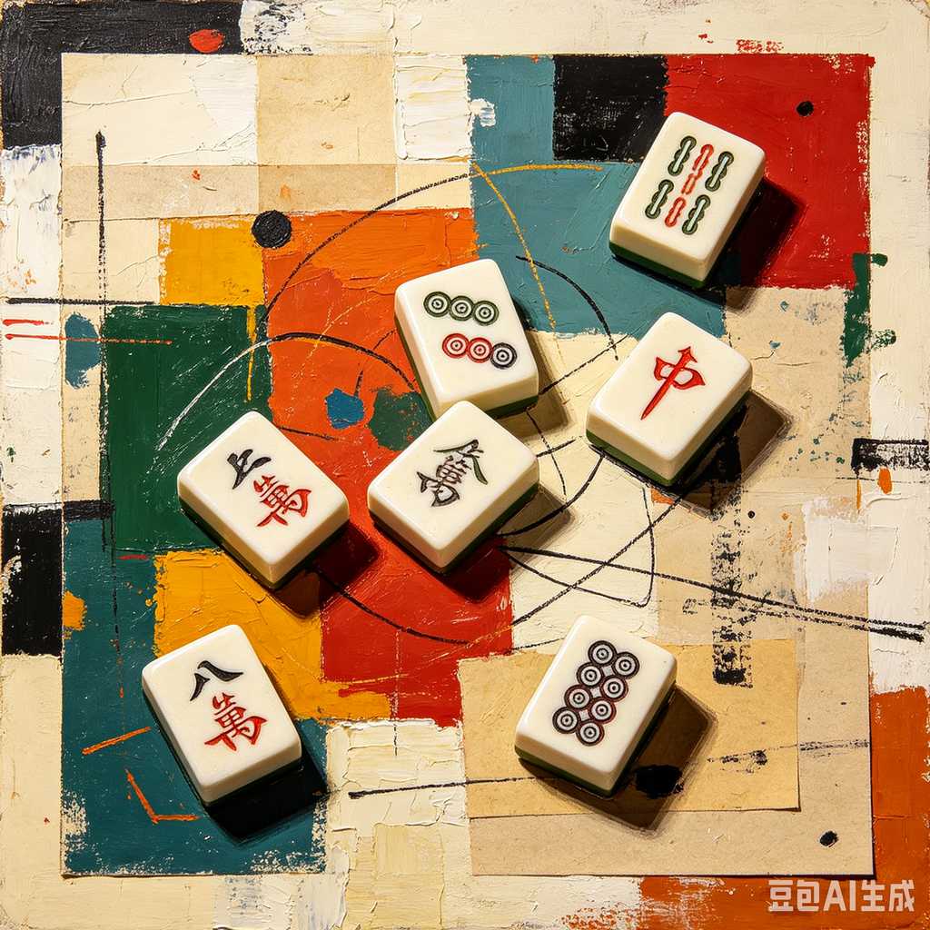 colorful mahjong score chips