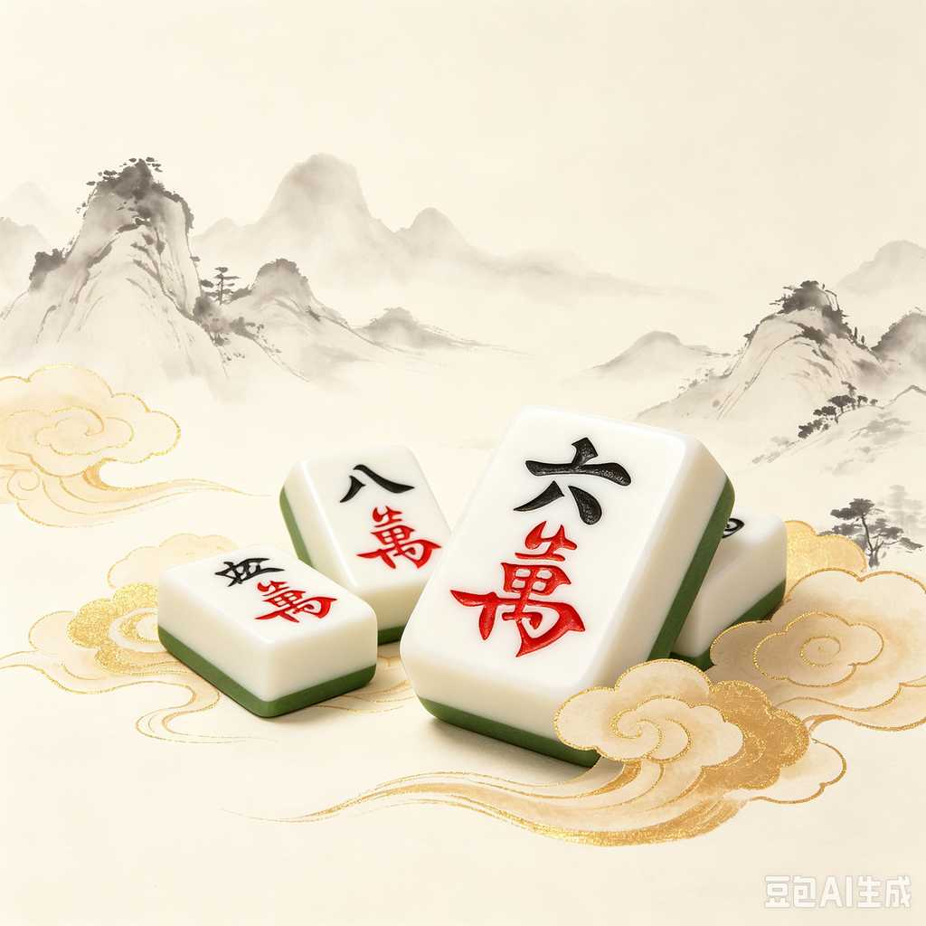 classic chinese mahjong tiles