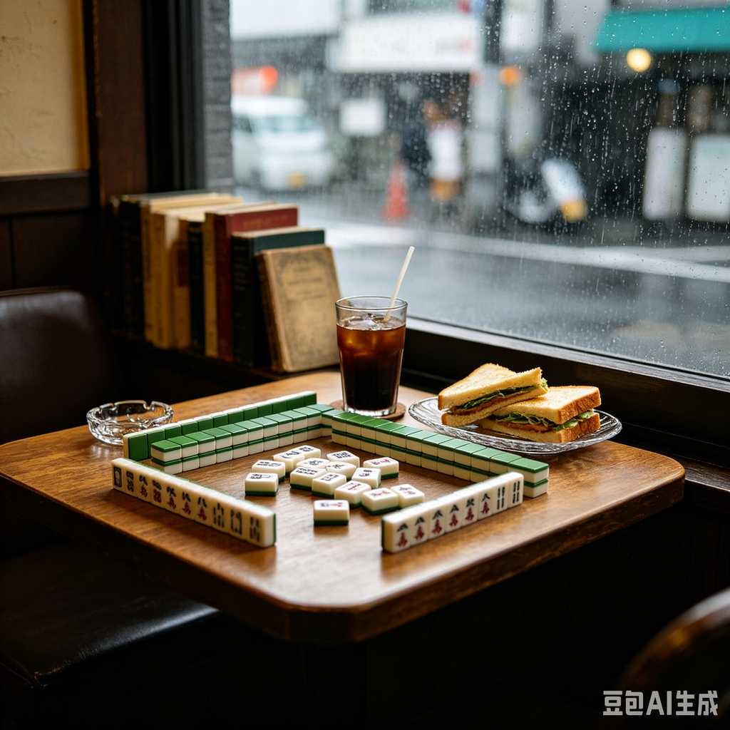 modern color mahjong tiles